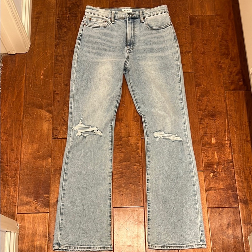 Pistola Dana Light Blue High Rise Boot Jeans